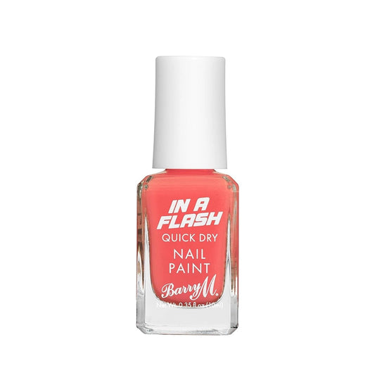 Barry M In A Flash Speedy Quick Dry Nail Paint Swift Coral