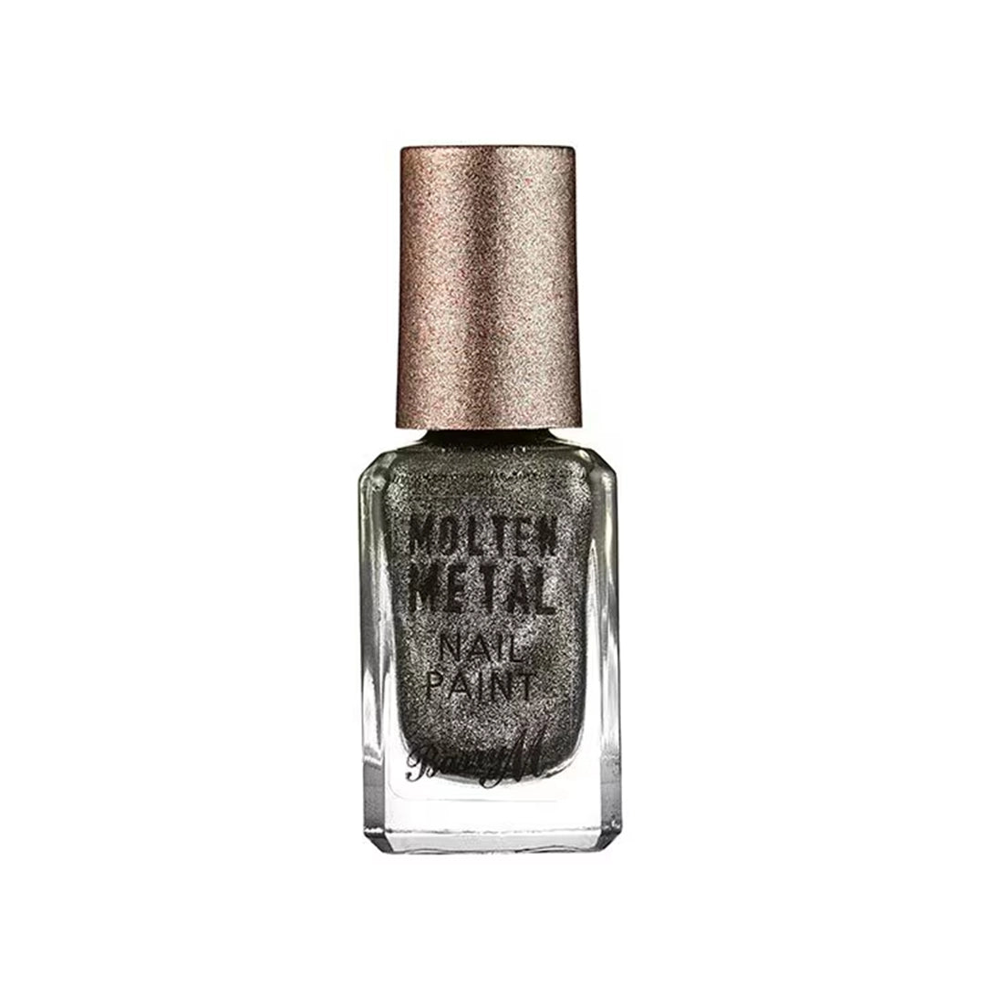 Barry M Molten Metal Nail Paint Black Diamond