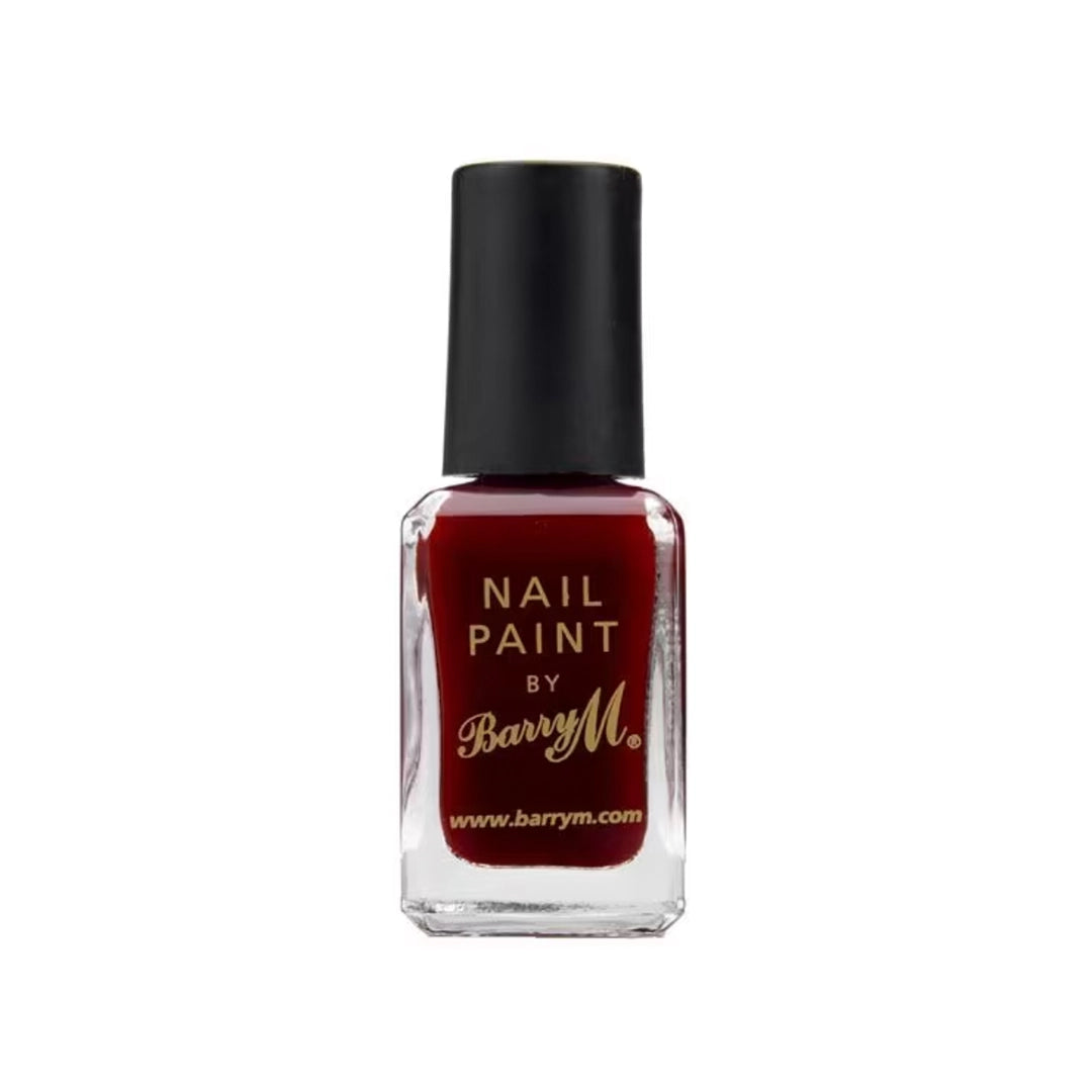 Barry M Nail Paint Red Wine