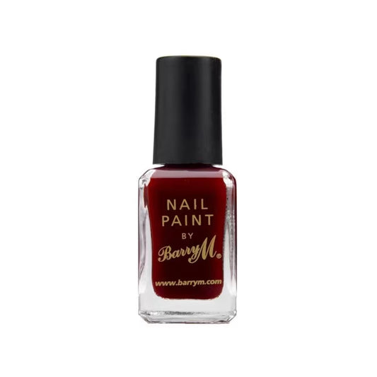 Barry M Nail Paint Red Wine