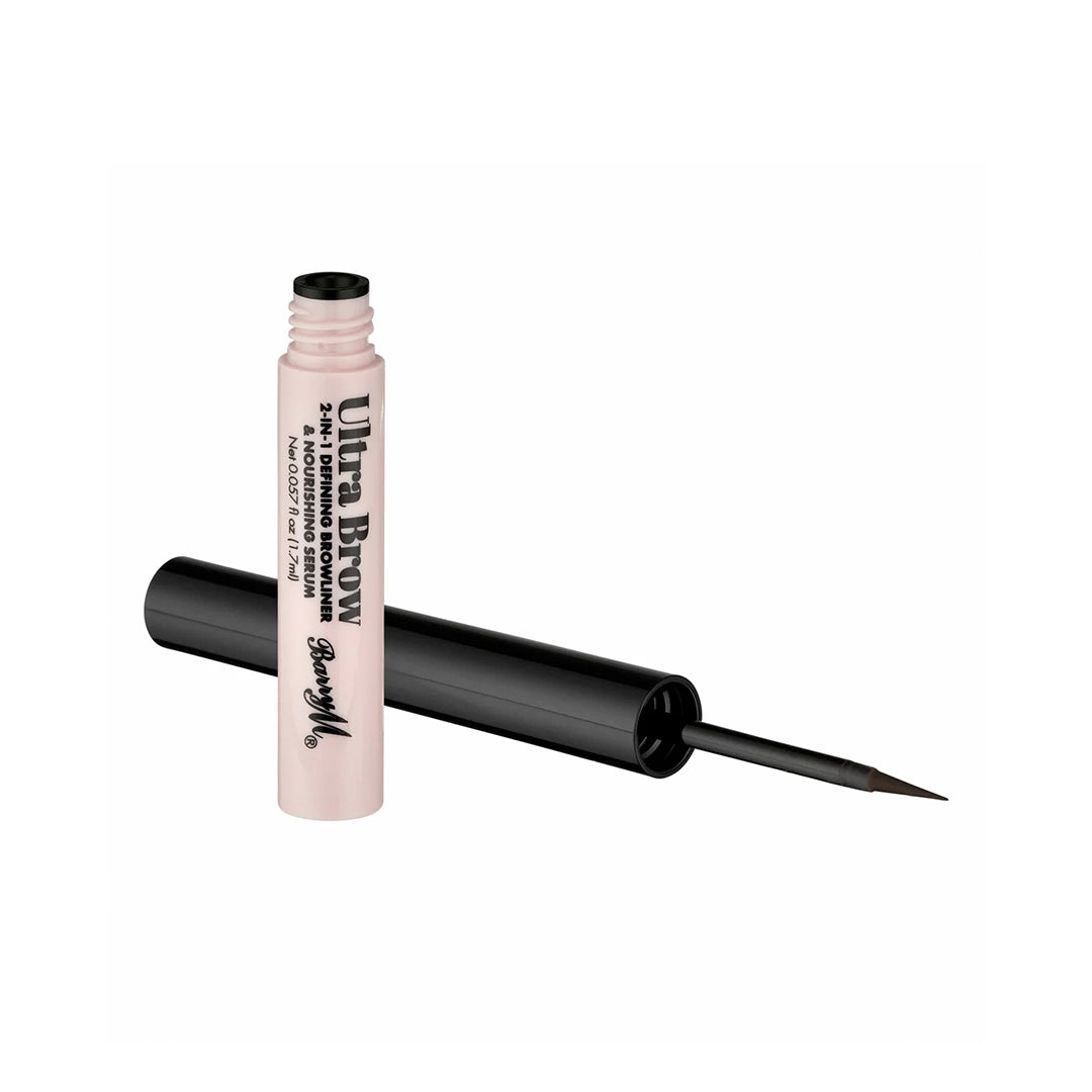 Barry M Ultra Brow 2in1 Defining Brow Liner & Nourishing Serum Light Brown