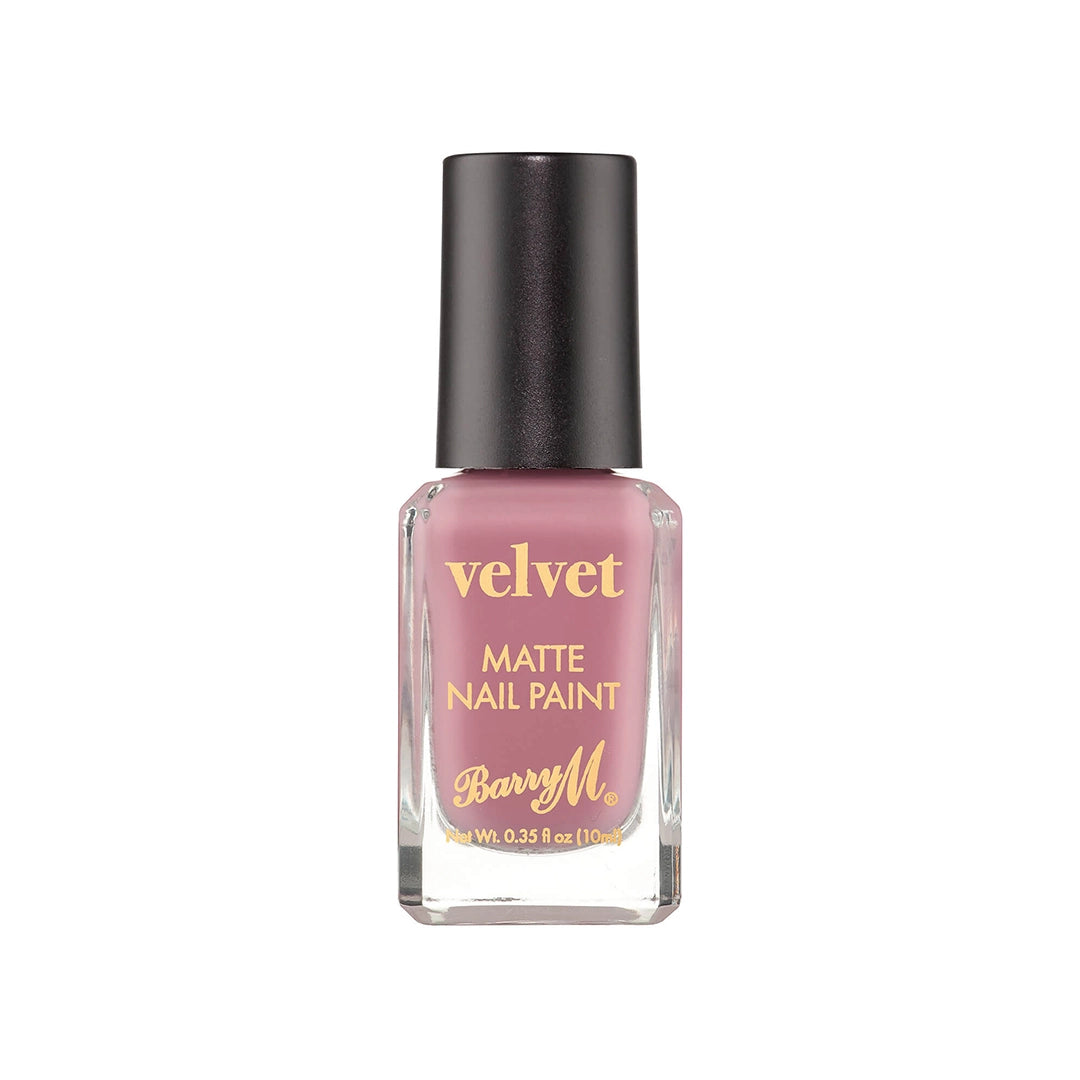 Barry M Velvet Matte Nail Paint Pink Charm