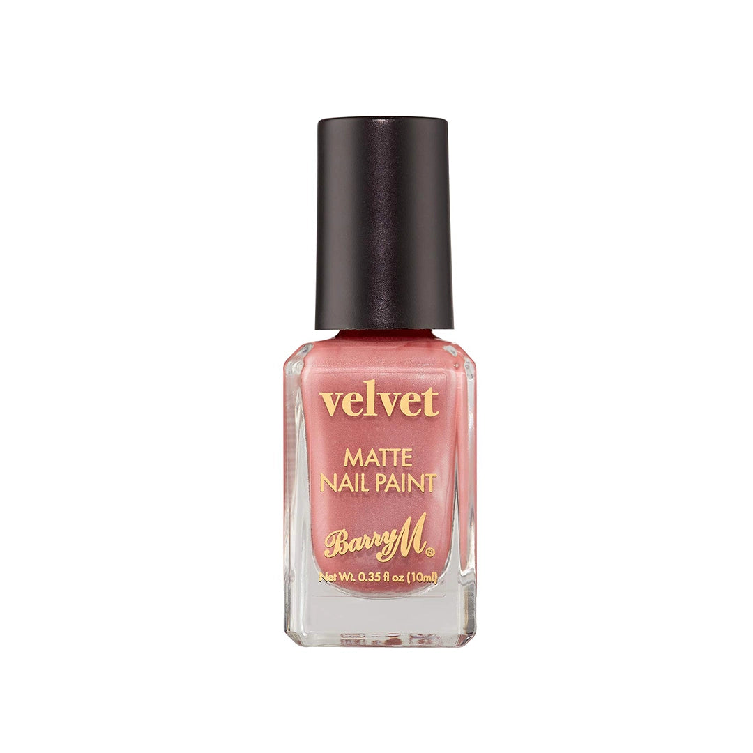 Barry M Velvet Nail Paint Oyster Pink