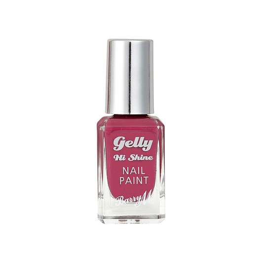 Barry M Wildlife Gelly Hi Shine Nail Paint Rhubarb