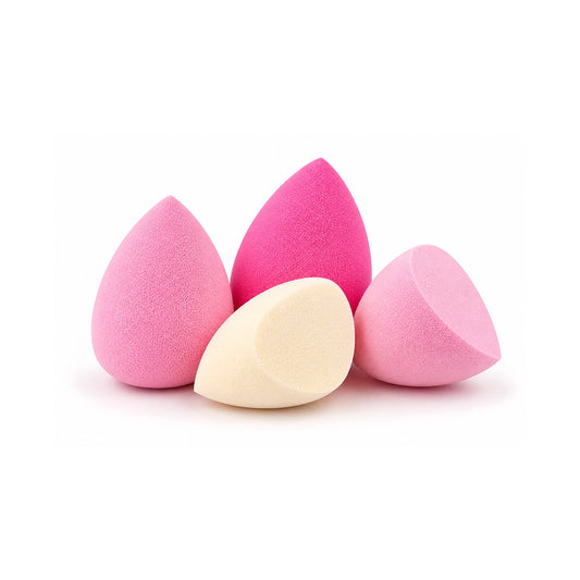 Beauty By Lola 4 Complexion Sponges In Mesh Bag BEAU766