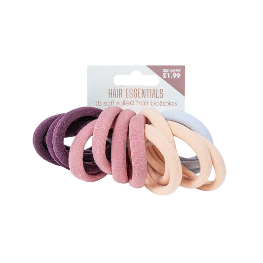 Beauty Outlet 15PC Soft Rolled Multi Elastics BEAU797