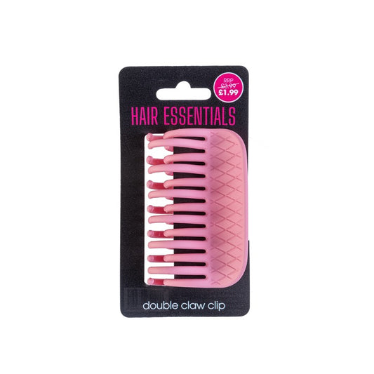 Beauty Outlet Double Claw Clip Pink BEAU362