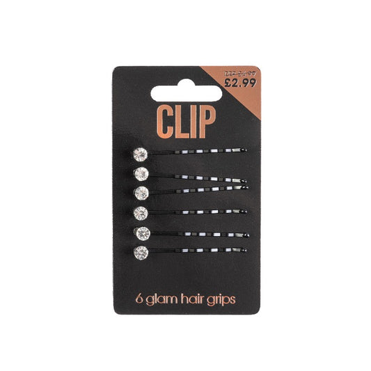 Beauty Outlet Glam 6PC Hair Clips BEAU335
