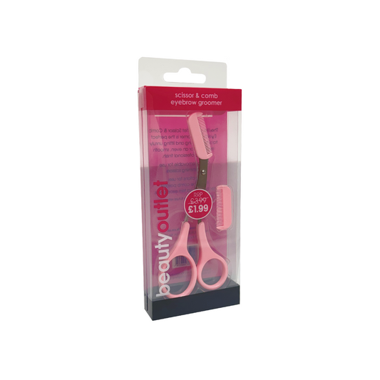 Beauty Outlet Scissor & Comb Eyebrow Groomer BEAU055