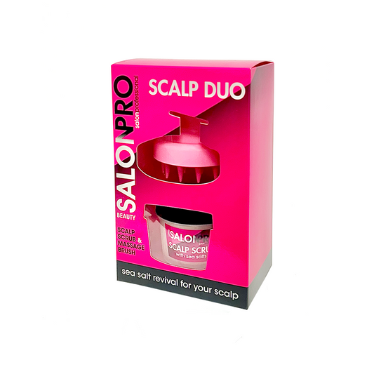 Beauty SalonPro Scalp Scrub & Scalp Massage Brush Duo Set