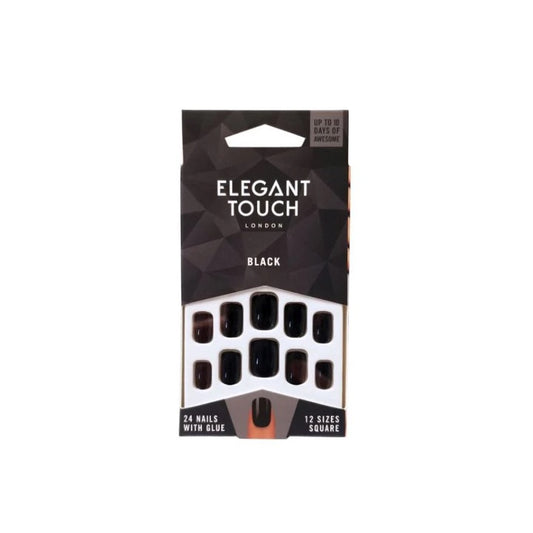 Elegant Touch False Nails Black