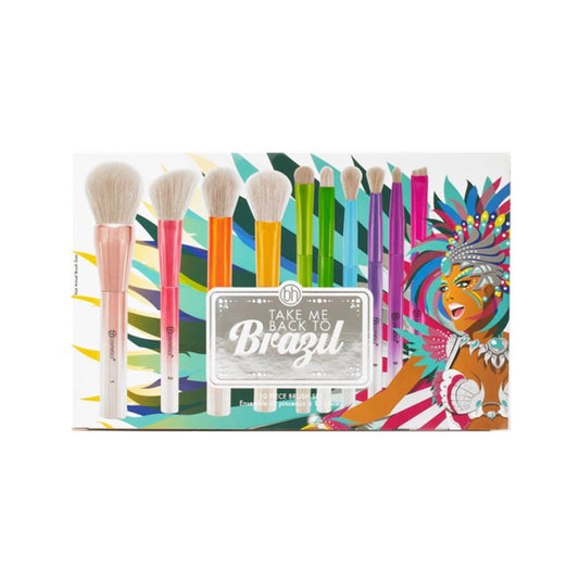 BH Take Me Back To Brazil 10 Piece Brush Set