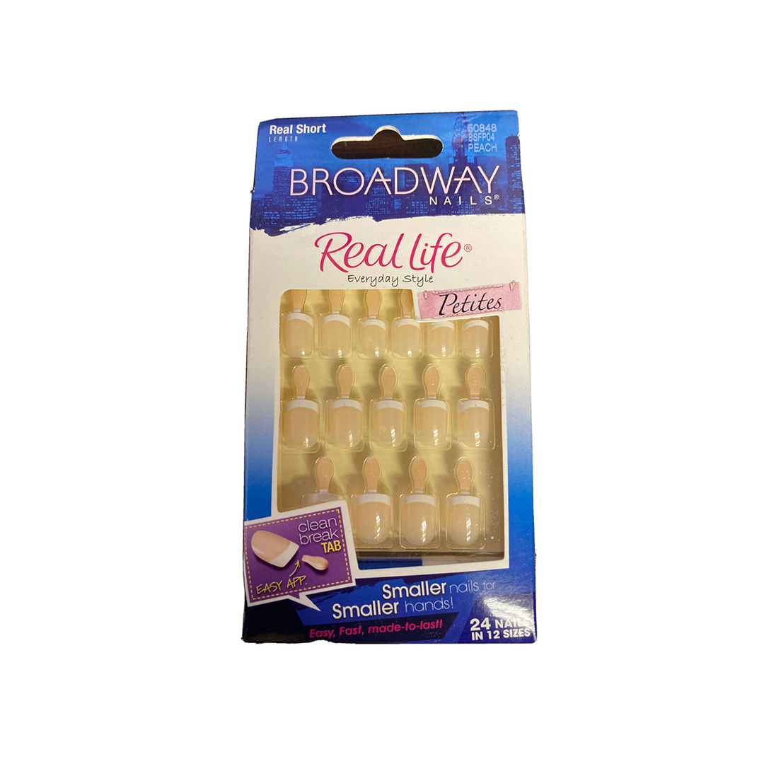 Broadway Real Life Petites 24 Real Short False Nails 50848