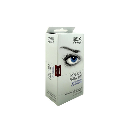 Swiss O Par Eyelash and Eyebrow Dye Kit Brown
