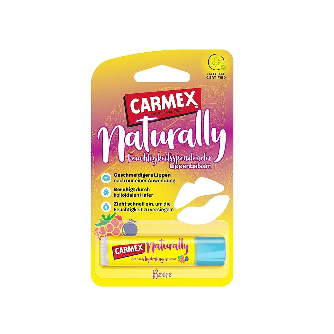 Carmex Naturally Lip Balm Stick Berry