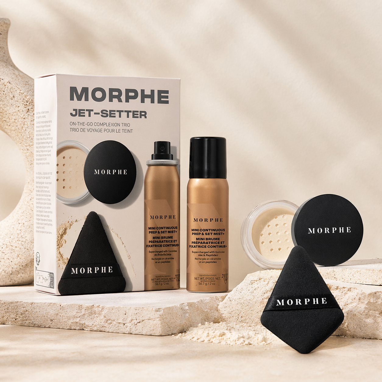 Morphe Jet Setter On The Go Complexion Trio