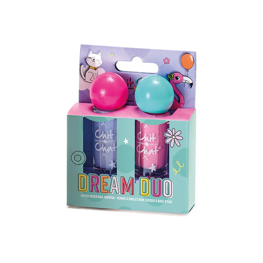 Chit Chat Nail Polish Duo Purple & Pink