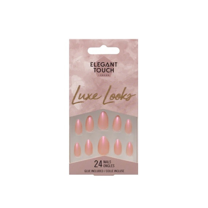 Elegant Touch Luxe Looks False Nails Creme Brulee