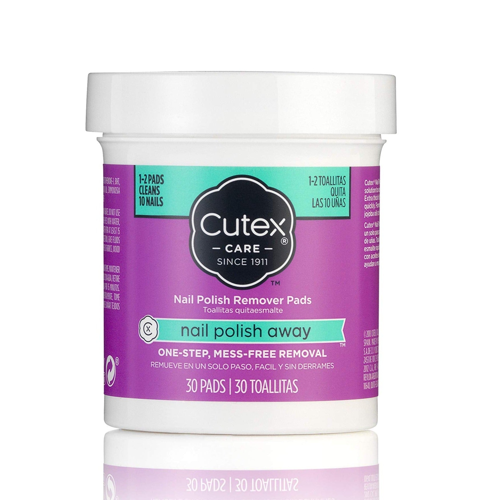 Cutex Nail Polish Remover Pads x30 Beauty Outlet