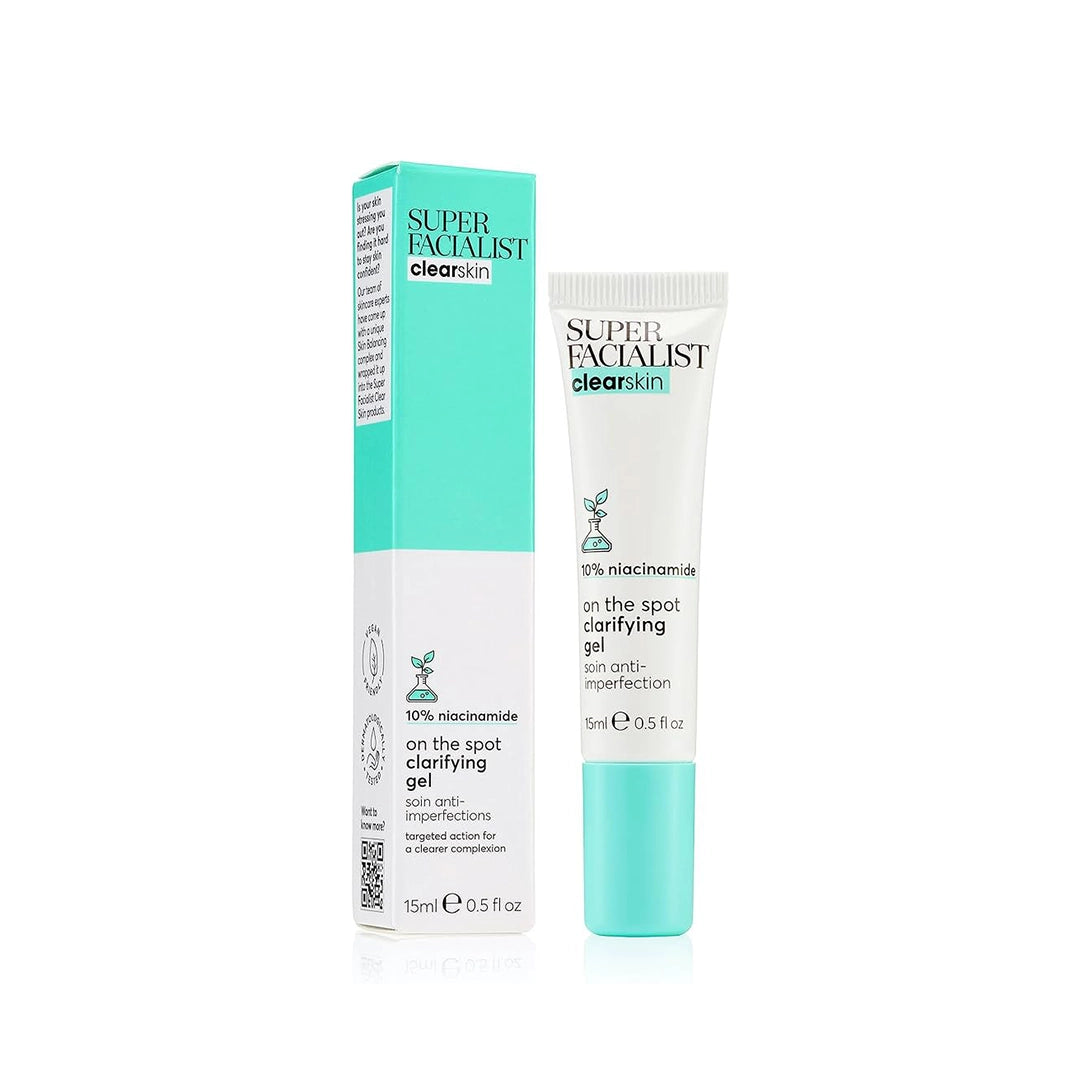 Super Facialist Clear Skin On The Spot Clarifying Gel With Niacinamide 15ml