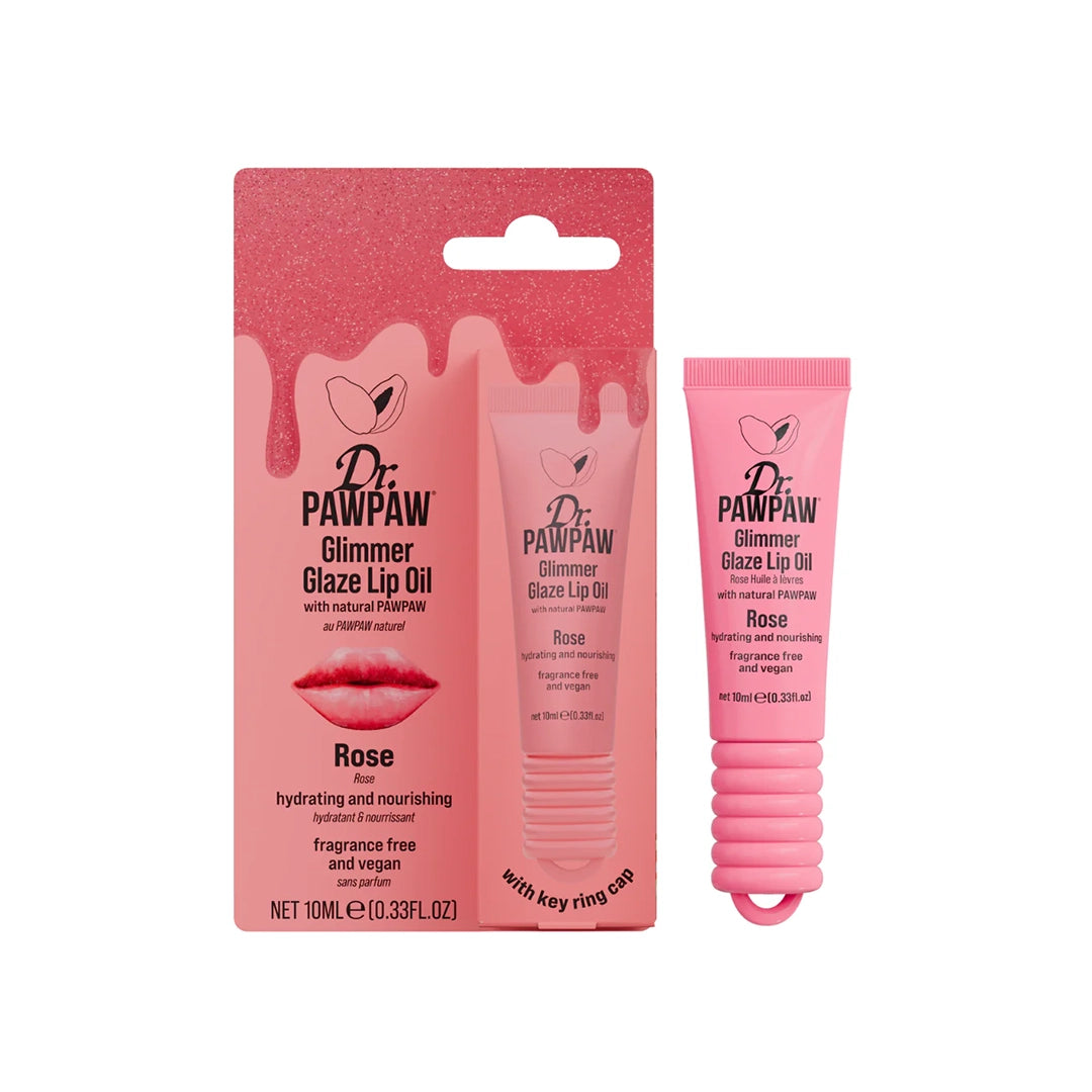 Dr Paw Paw Glimmer Glaze Lip Oil Rose