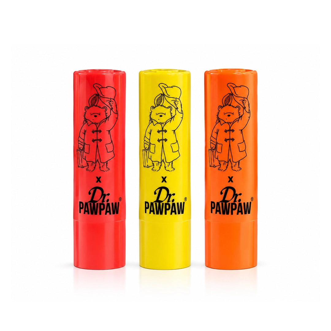 Dr Paw Paw X Paddington Merry Marmalade Lip Balm Trio Original & Orange Marmalade & Strawberry Jam 4g
