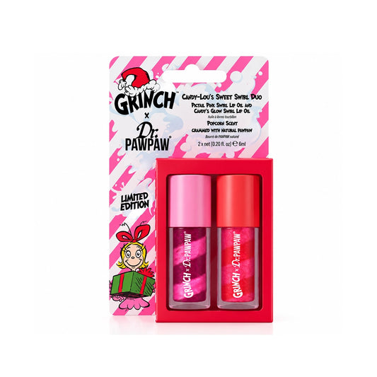 Dr Paw Paw X The Grinch Cindy Lous Sweet Swirl Lip Oil Duo