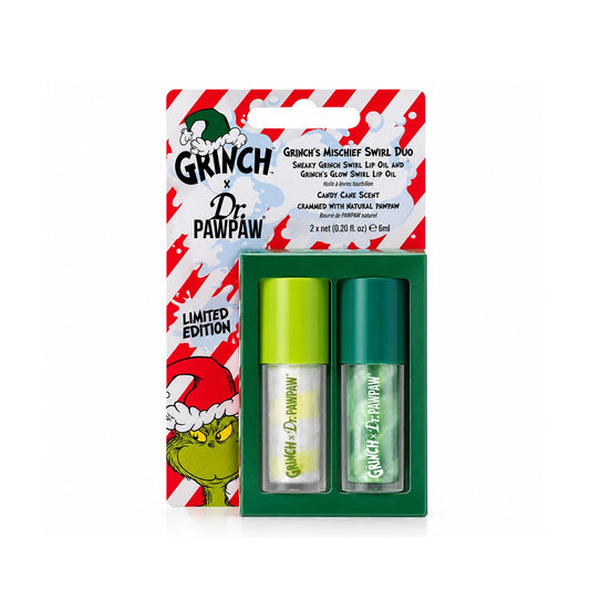 Dr Paw Paw X The Grinch Grinchs Mischeif Swirl Lip Oil Duo