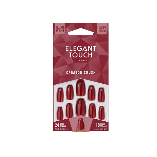Elegant Touch False Nails Crimson Crush