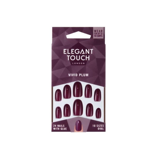 Elegant Touch False Nails Vivid Plum
