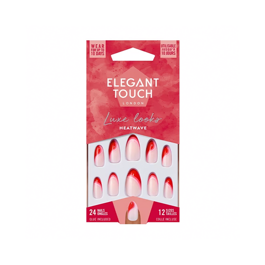Elegant Touch Luxe Looks False Nails Heatwave