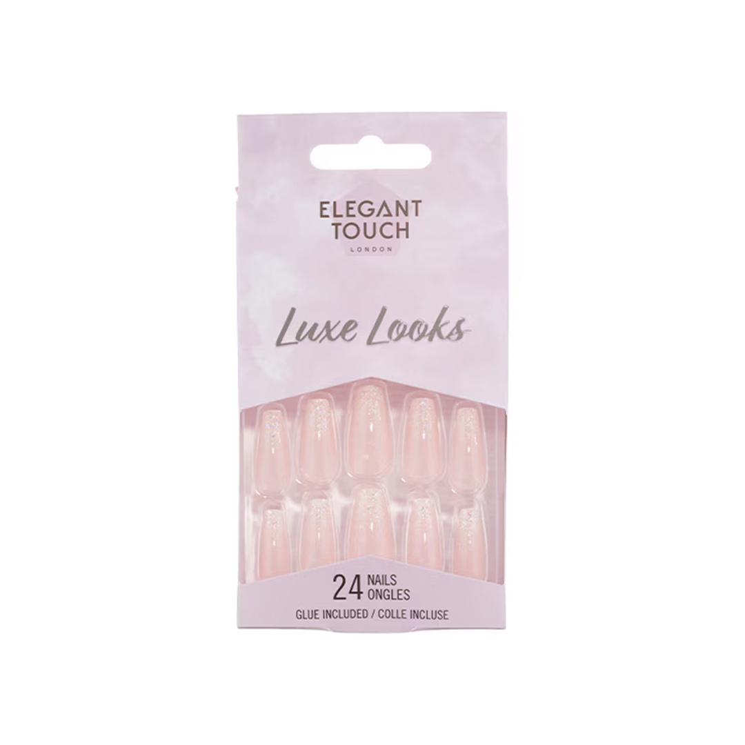 Elegant Touch Luxe Looks False Nails Sugar Cookie
