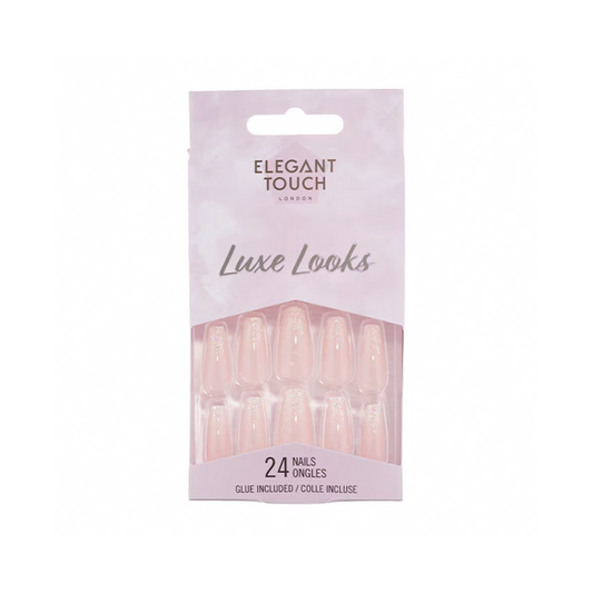 Elegant Touch Luxe Looks False Nails Sugar Cookie