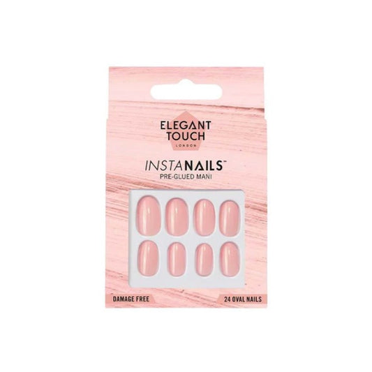 Elegant Touch Pre Glued False Nails Insta Nails Blush Crush