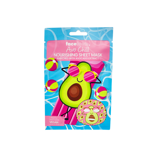 Face Facts Avo Chill nourishing Sheet Mask W Avocado Extracts