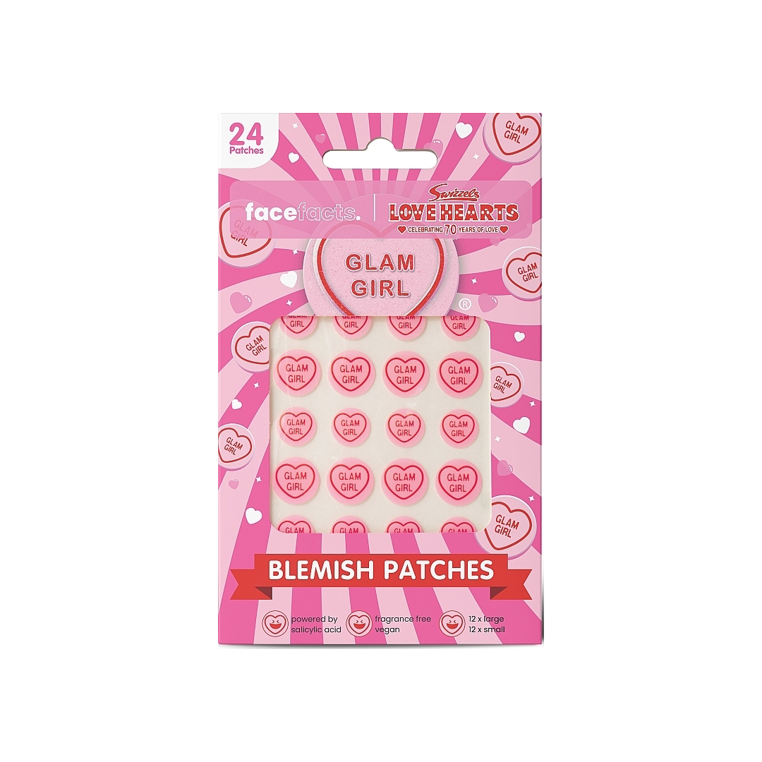 Face Facts Blemish Patches Love Hearts Glam Girl
