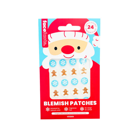 Face Facts Blemish Patches Gingerbread Man & Snowflakes