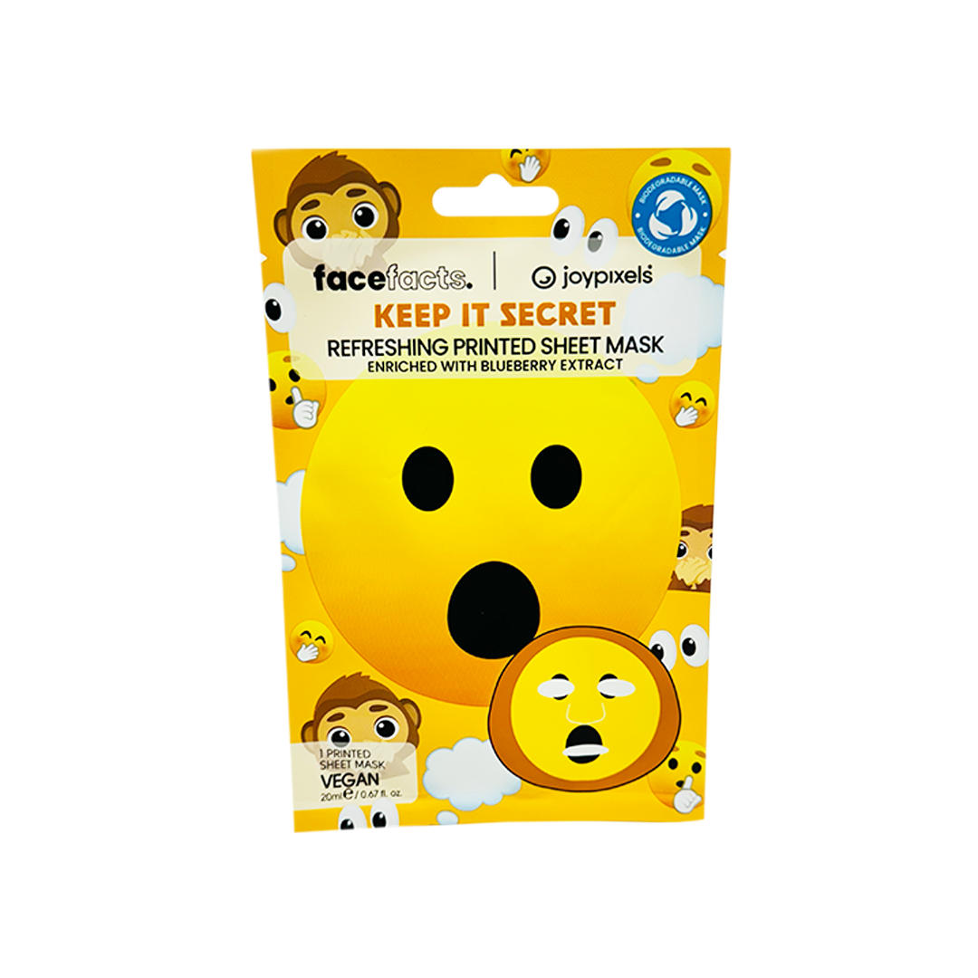 Keep Dat Mask Face Facts Keep it Secret Refreshing Sheet Mask With Blueberry Extract ...