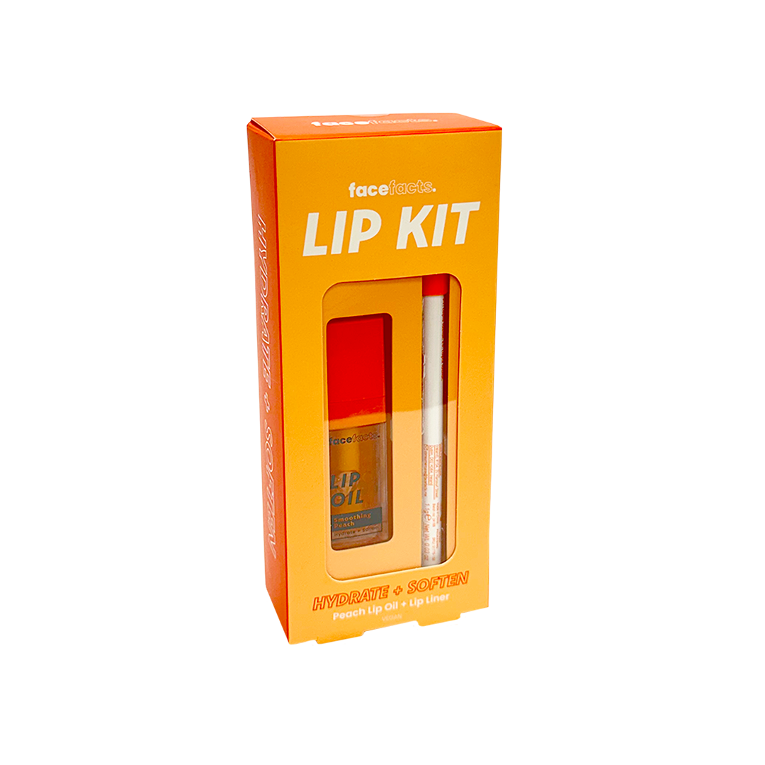 Face Facts Lip Kit Peach Hydrate & Soften