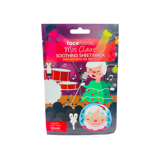 Face Facts Mrs Claus Soothing Sheet Mask