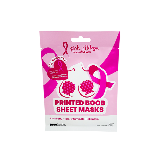 Face Facts Pink Ribbon Foundation Boob Sheet Mask