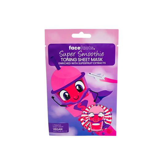 Face Facts Super Smoothie Toning Sheet Mask W Superfruit Extracts