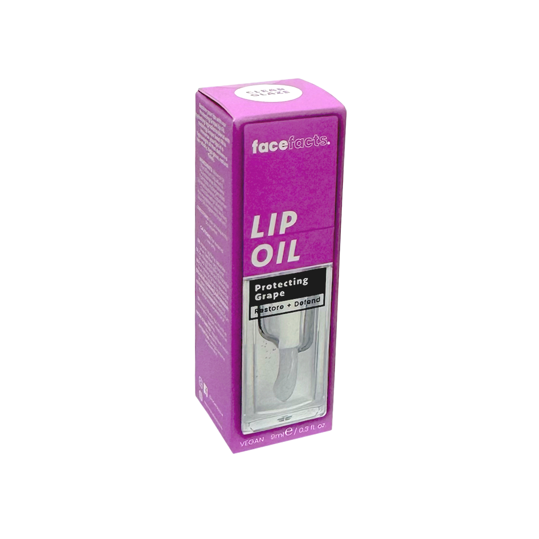 Face Facts Tinted Lip Oil Protecting Grape