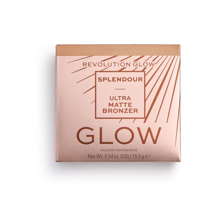 Revolution Glow Splendour Ultra Matte Bronzer Fair To Light