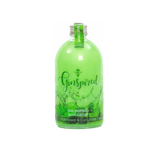 Ginspired Bath Creme Elderflower & Cucumber 500ml
