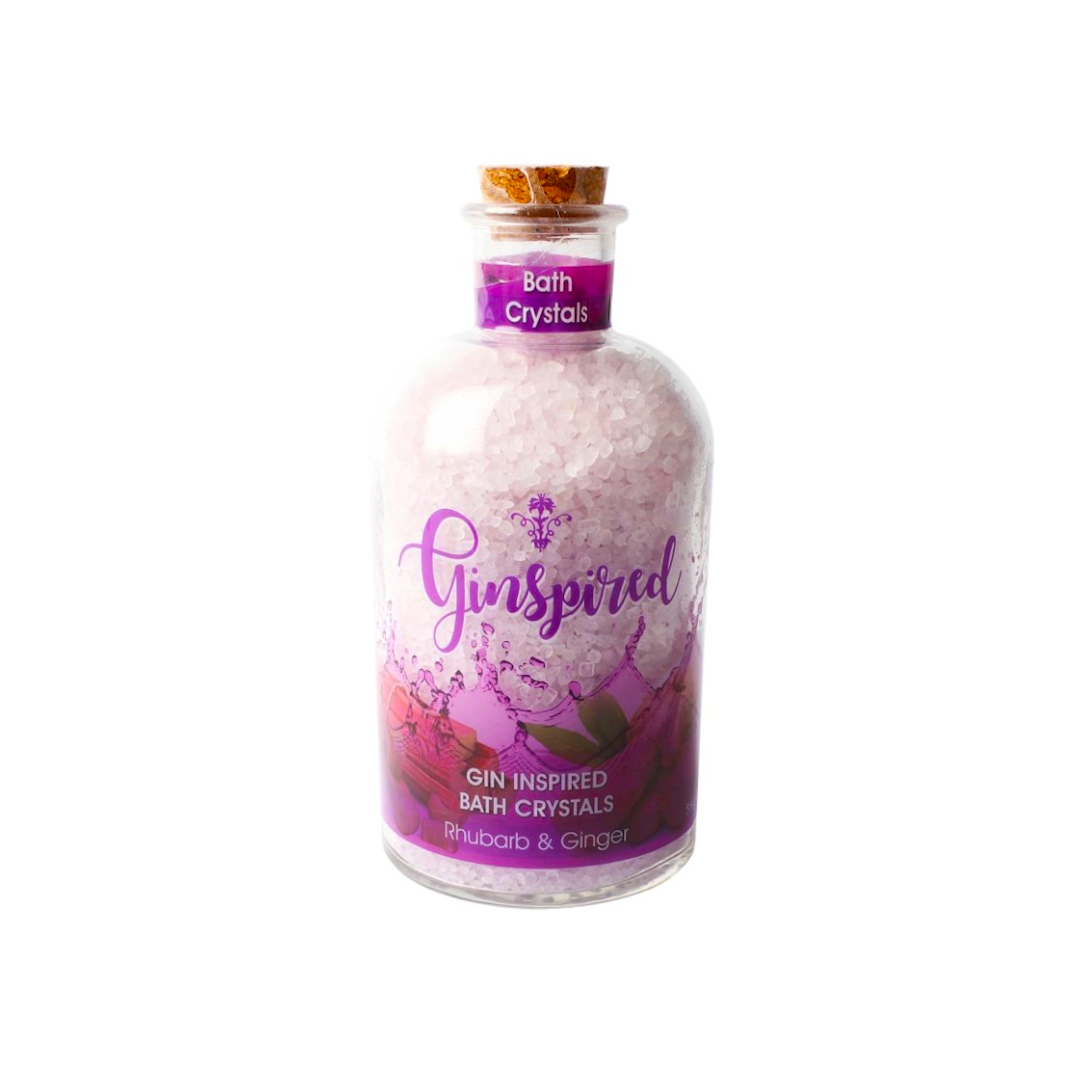 Ginspired Bath Crystals Rhubarb & Ginger 550g