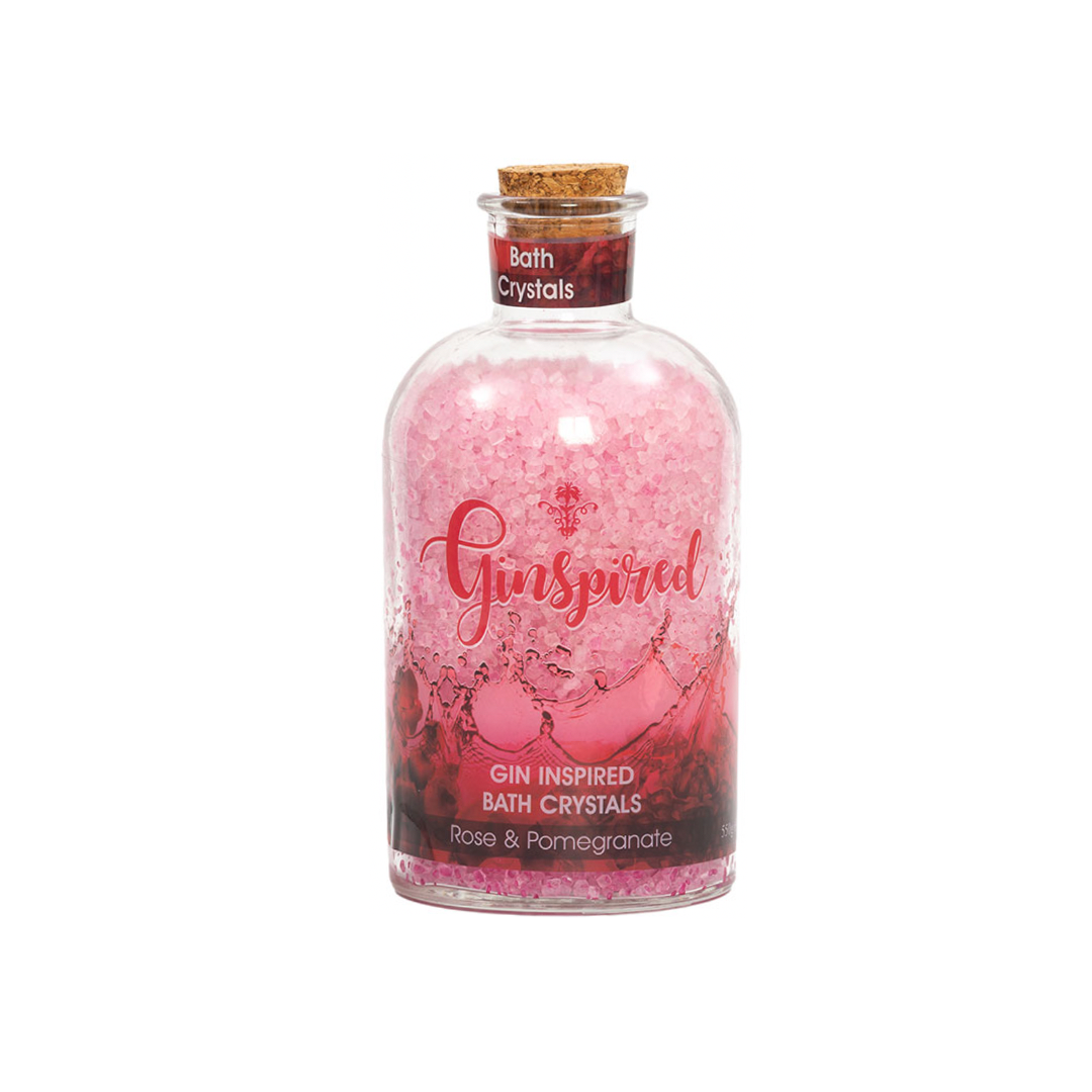 Ginspired Bath Crystals Rose & Pomegranate 550g