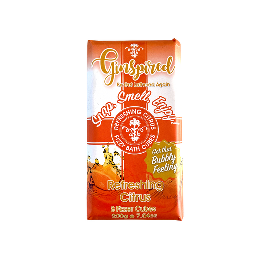 Ginspired Bath Fizzer Cube Refreshing Citrus