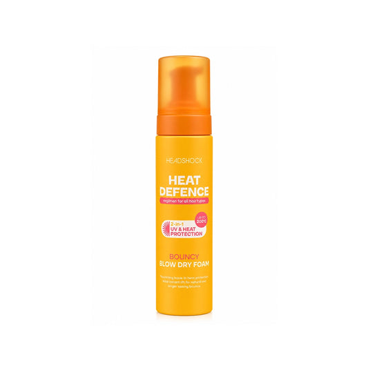Headshock Heat Defence 2in1 UV & Heat Protection Bouncy Blow Dry Foam 200ml