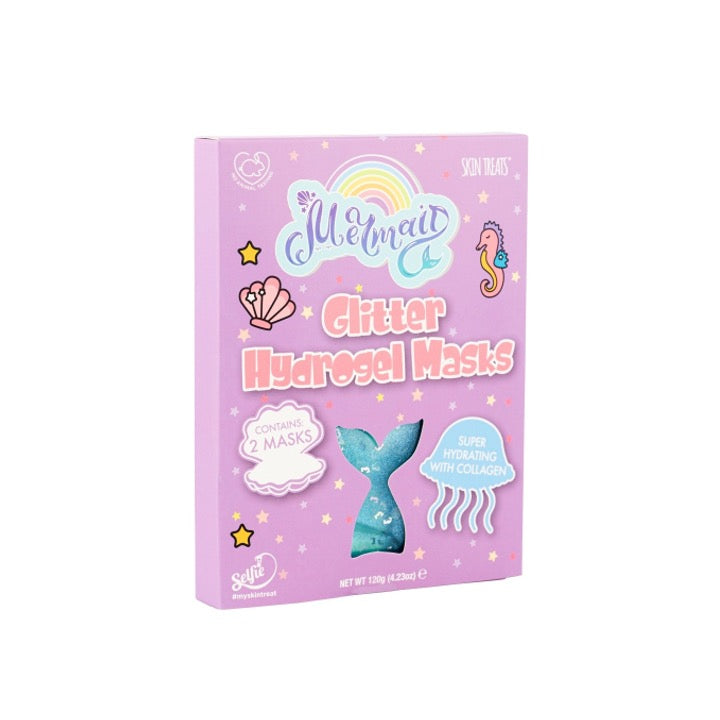 Skin Treats Mermaid Glitter Hydrogel Masks Set
